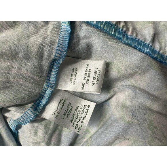 Lilly Pulitzer Brantley Midi Wrap Dress Cumulus Blue Chick Magnet Print Sz Small - Picture 6 of 8